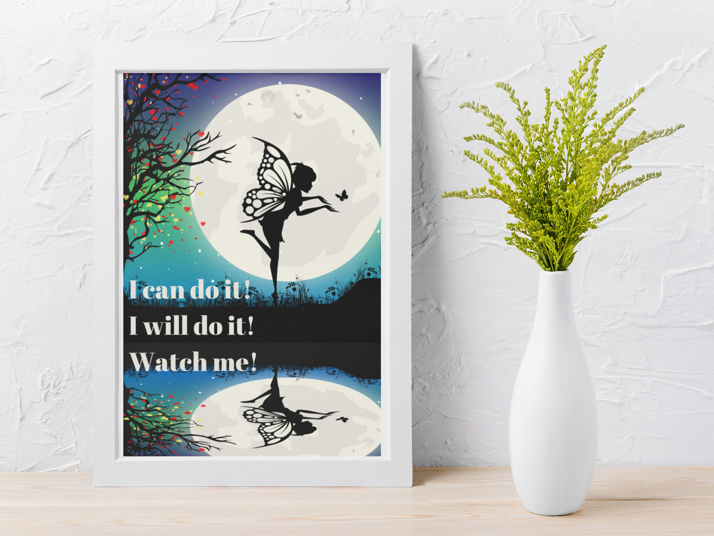 Fairy themed affirmation prints
