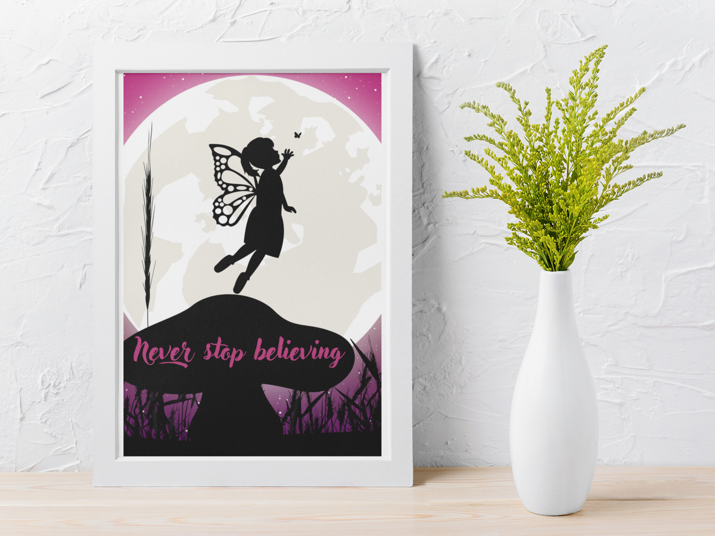 Fairy themed affirmation prints