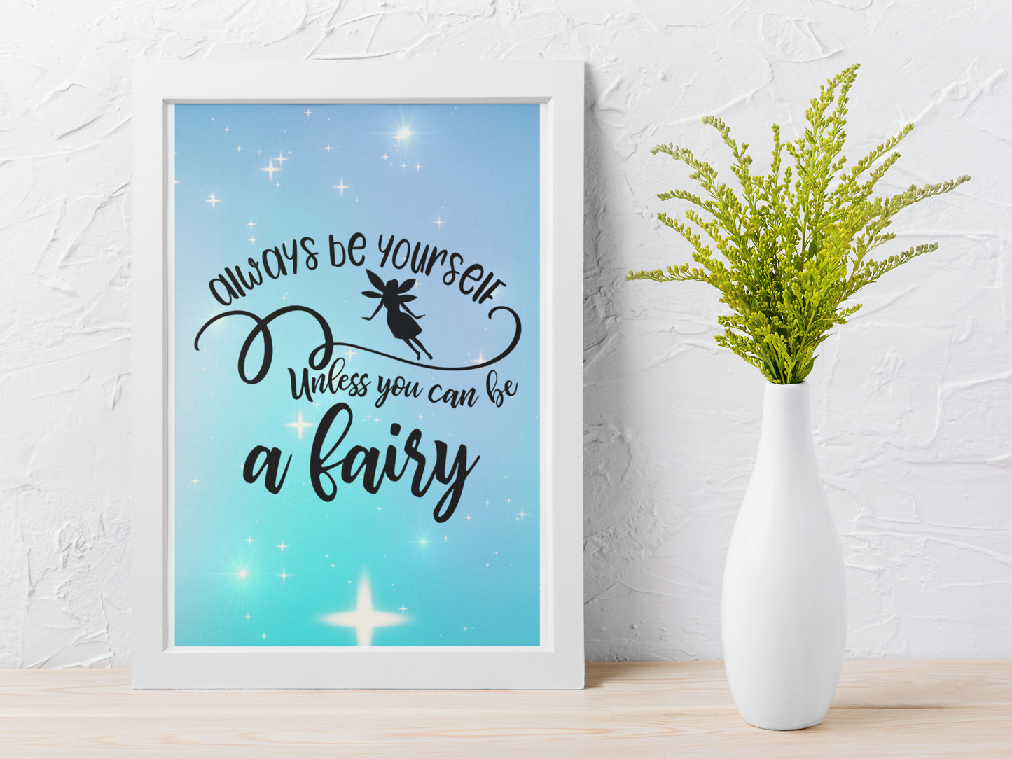 Fairy themed affirmation prints