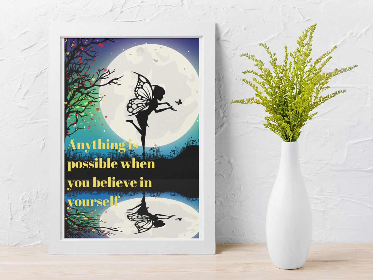 Fairy themed affirmation prints