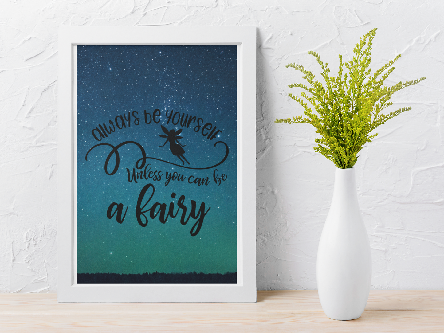 Fairy themed affirmation prints