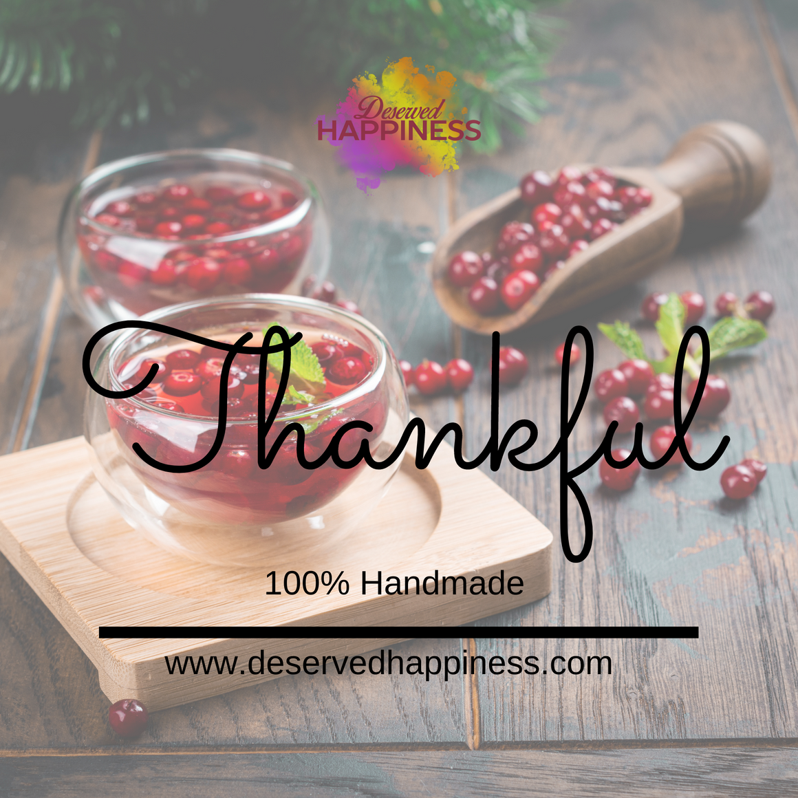 Thankful Cranberry Candle
