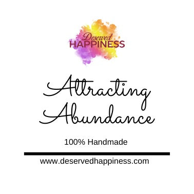 Large Attracting Abundance Peach Candle