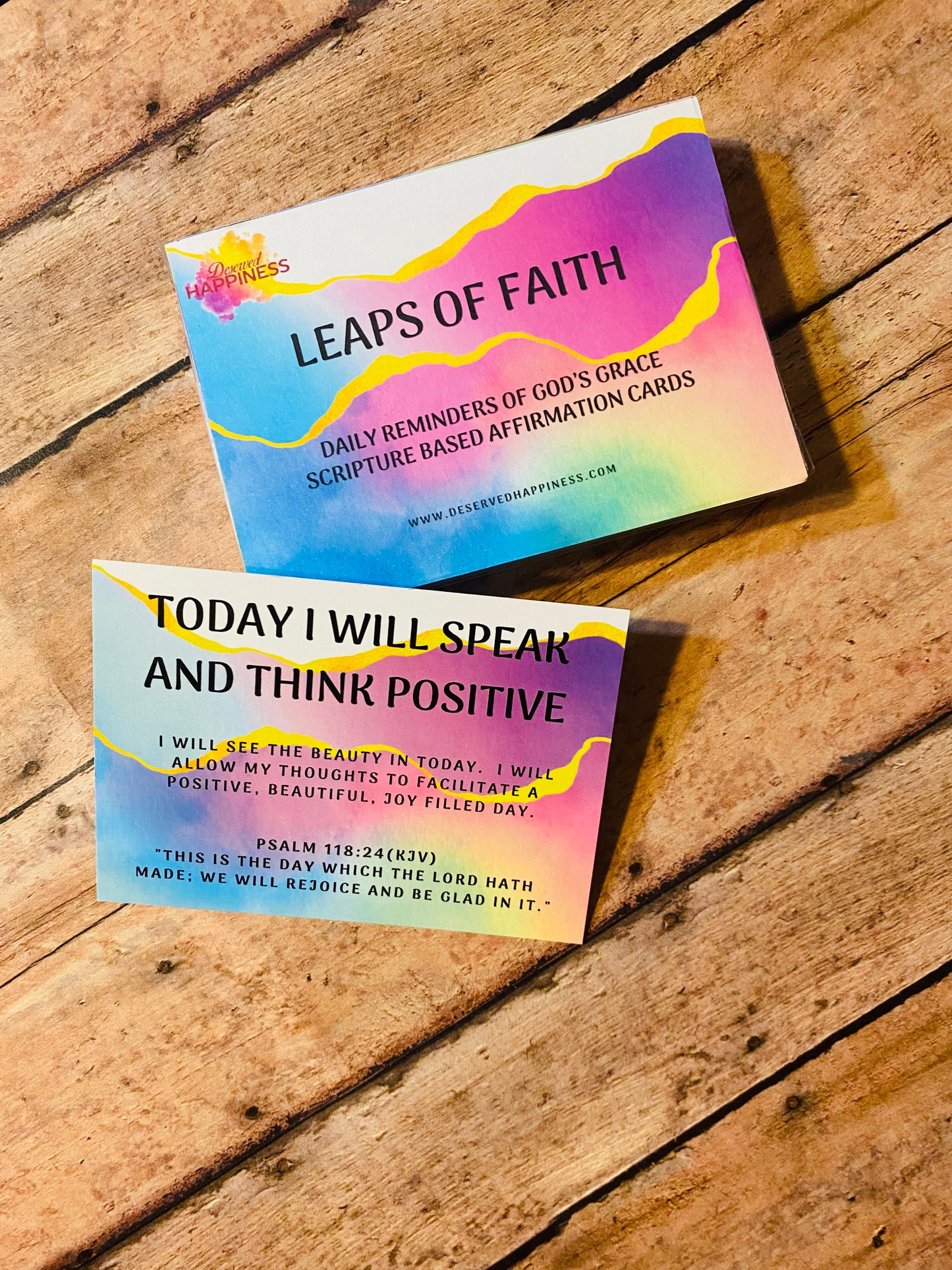 Leaps of Faith Affirmation Cards