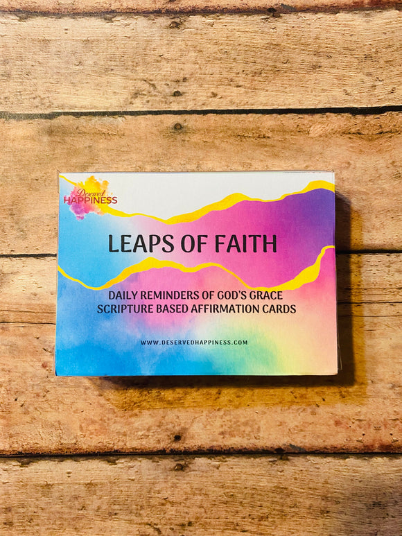 Leaps of Faith Affirmation Cards