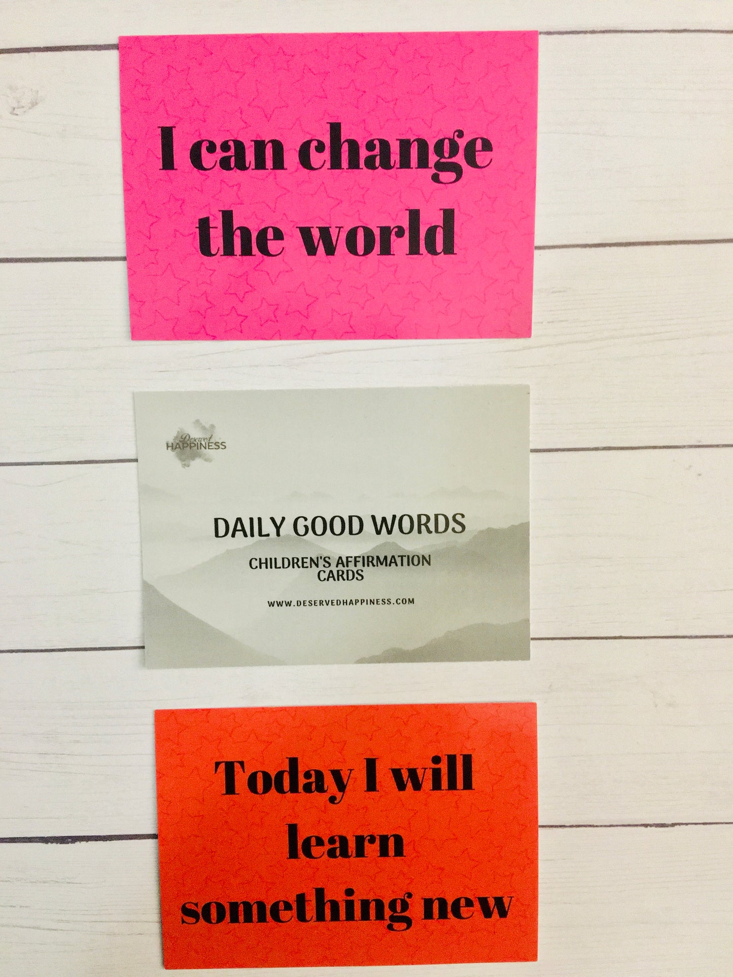 Daily Good Words Children’s Affirmation Cards