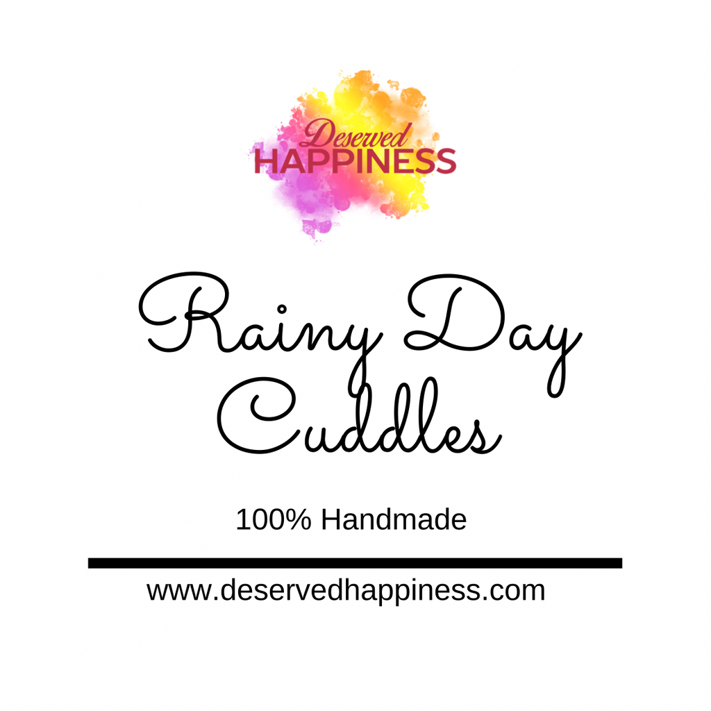 Large Rainy Day Cuddles Lavender Candle